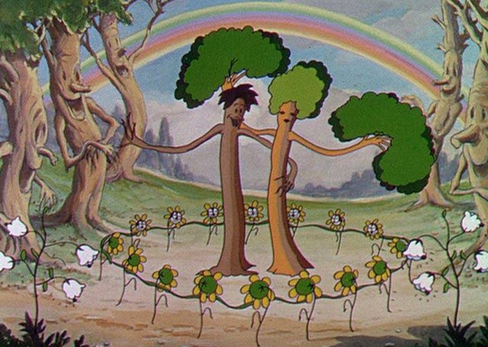 Bild från Flowers and Trees (1932). © Walt Disney Pictures